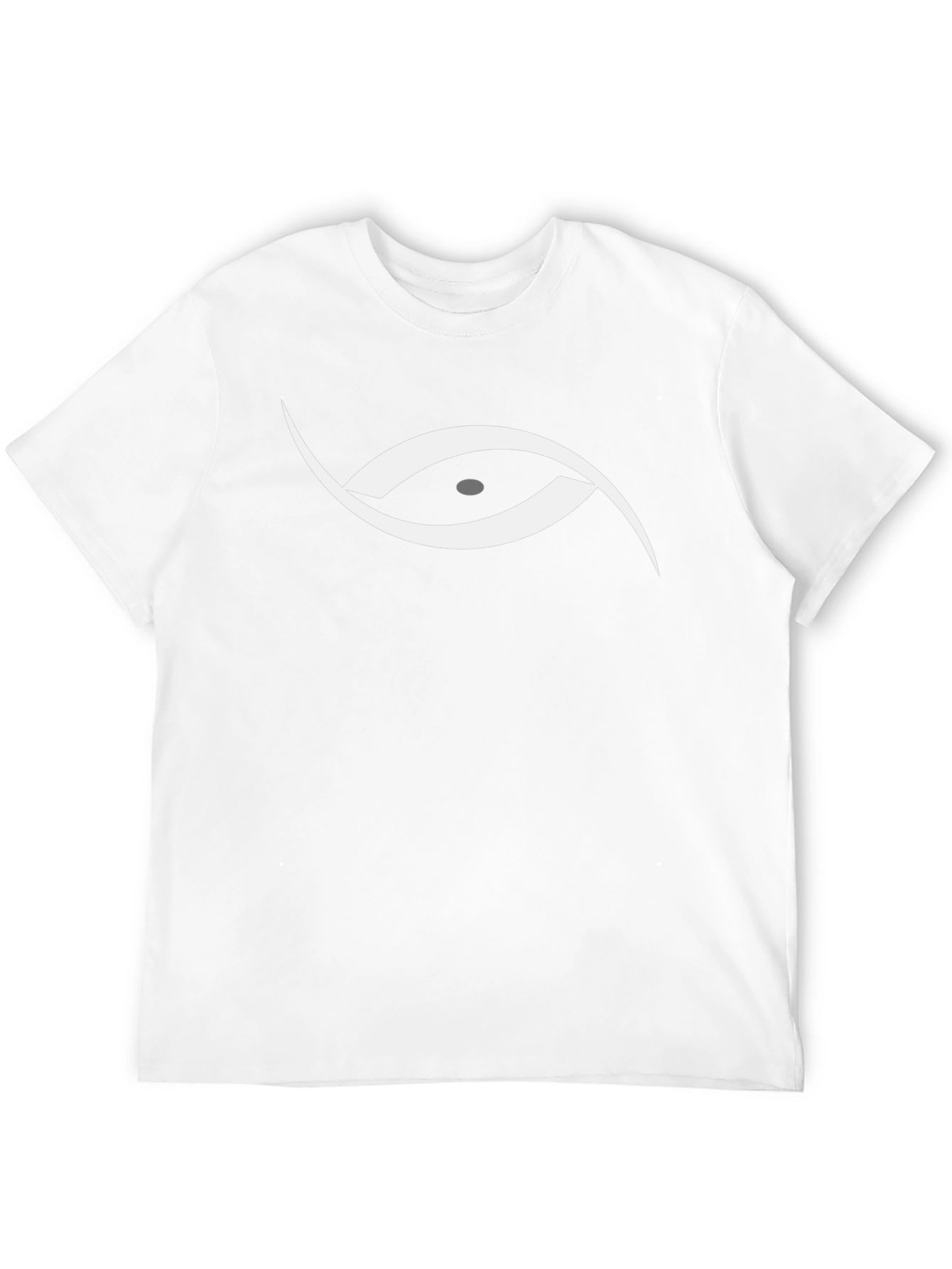 Abstract Eye Graphic Black T-Shirt