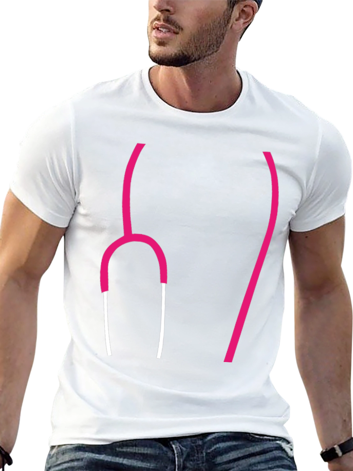 Stethoscope Graphic Tee - Medical Humor T-Shirt
