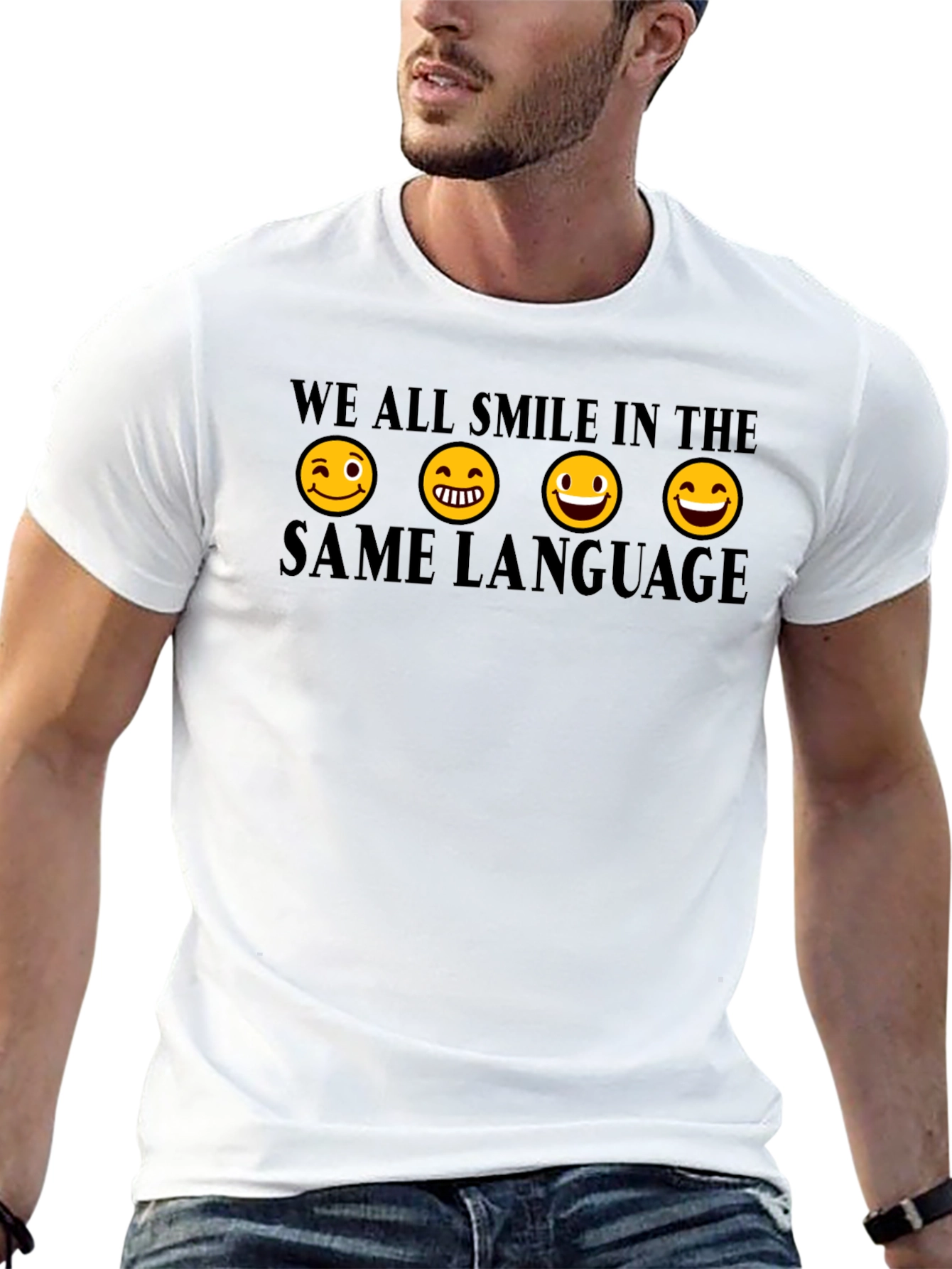 We All Smile Tee - Emoticon T-Shirt