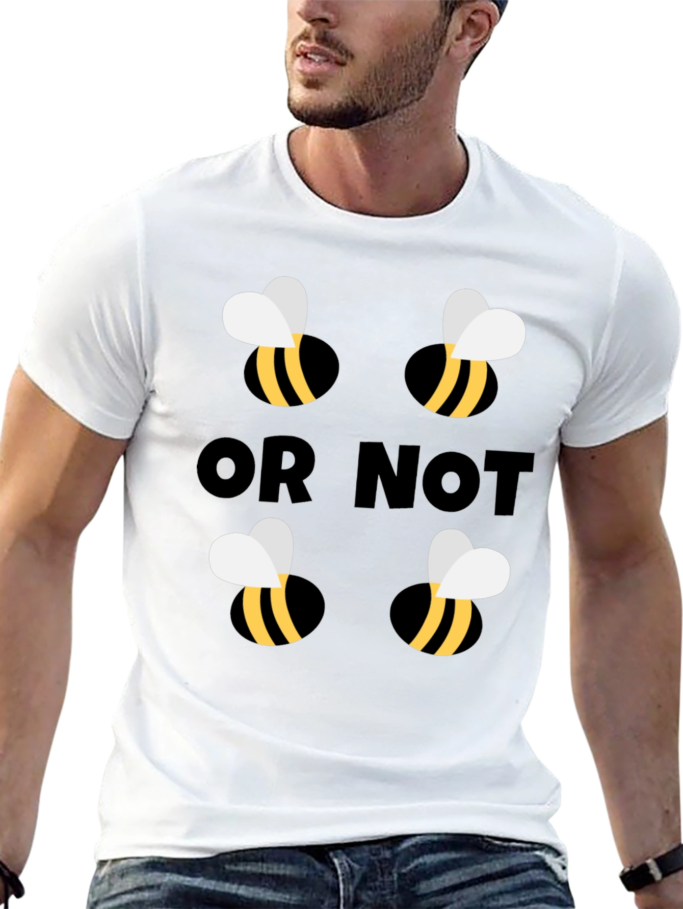 Bee Or Not To Bee Funny Graphic T-Shirt