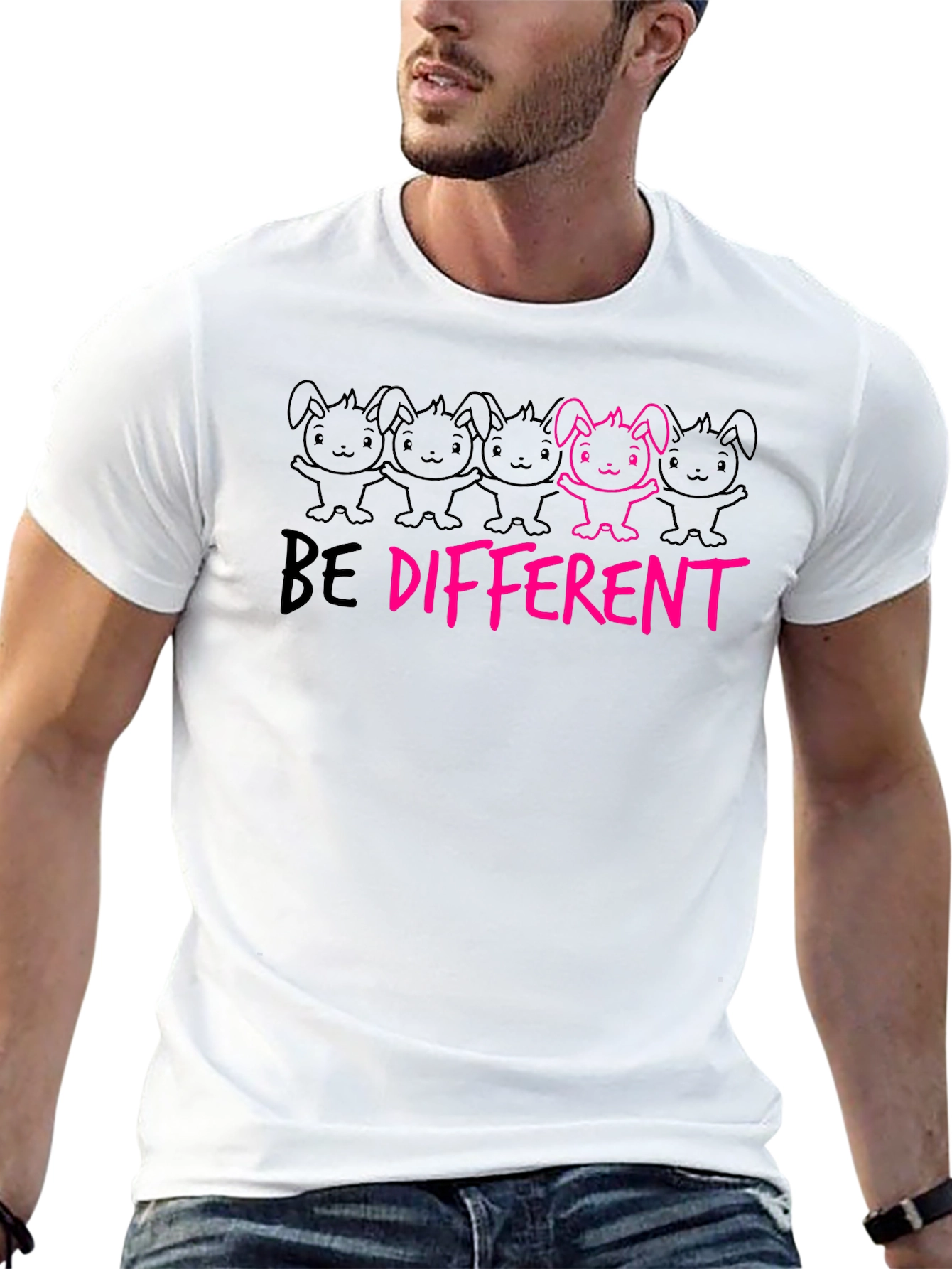 Be Different Bunny Tee