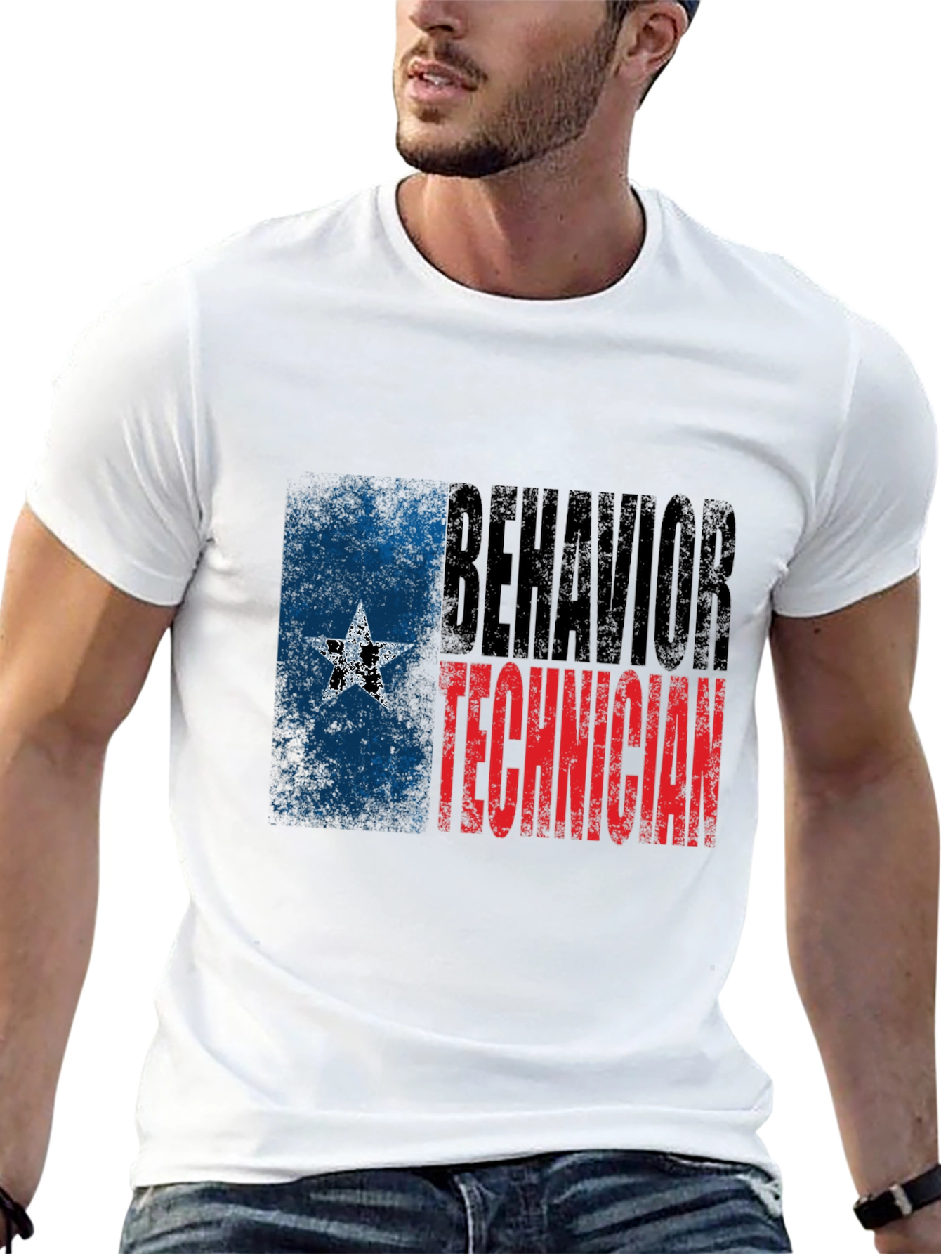 Behavior Technician Graphic T-Shirt - Black
