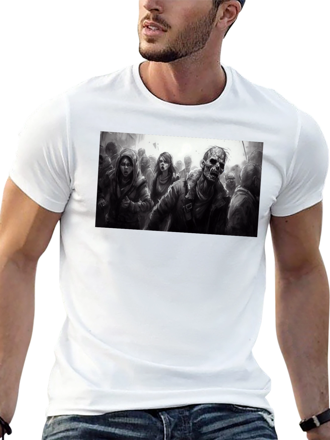 Zombie Horde T-Shirt - Dark Graphic Tee