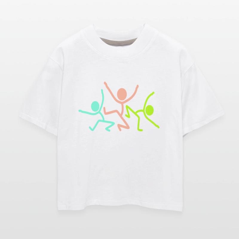 3 Stickman Party Fun Crew Team Three Friends Group