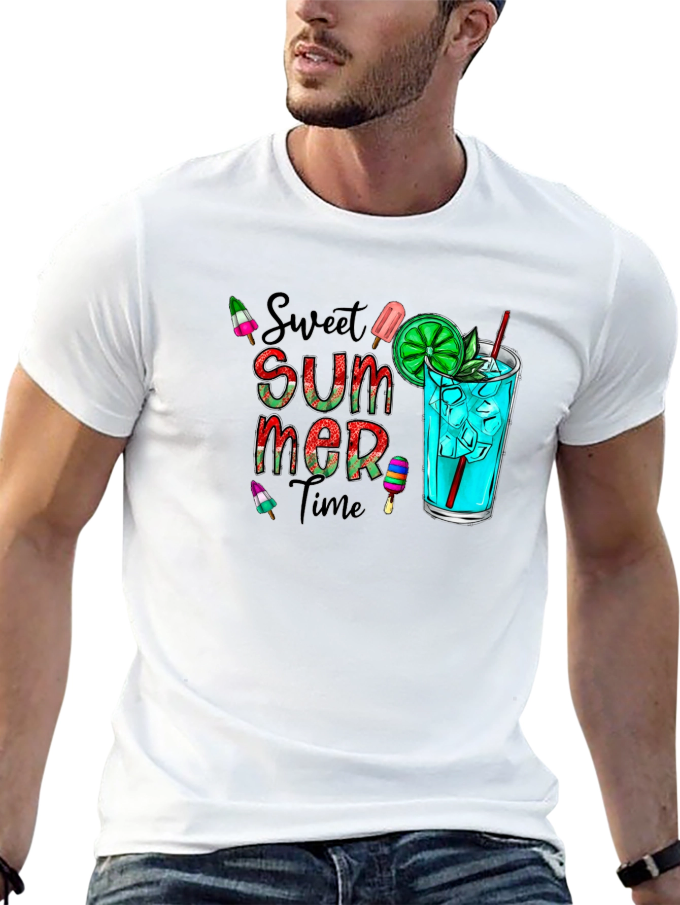 Sweet Summer Time Graphic T-Shirt