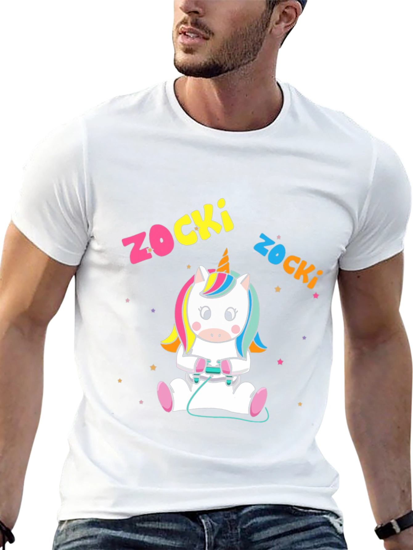Zocki Gaming Unicorn Black T-Shirt