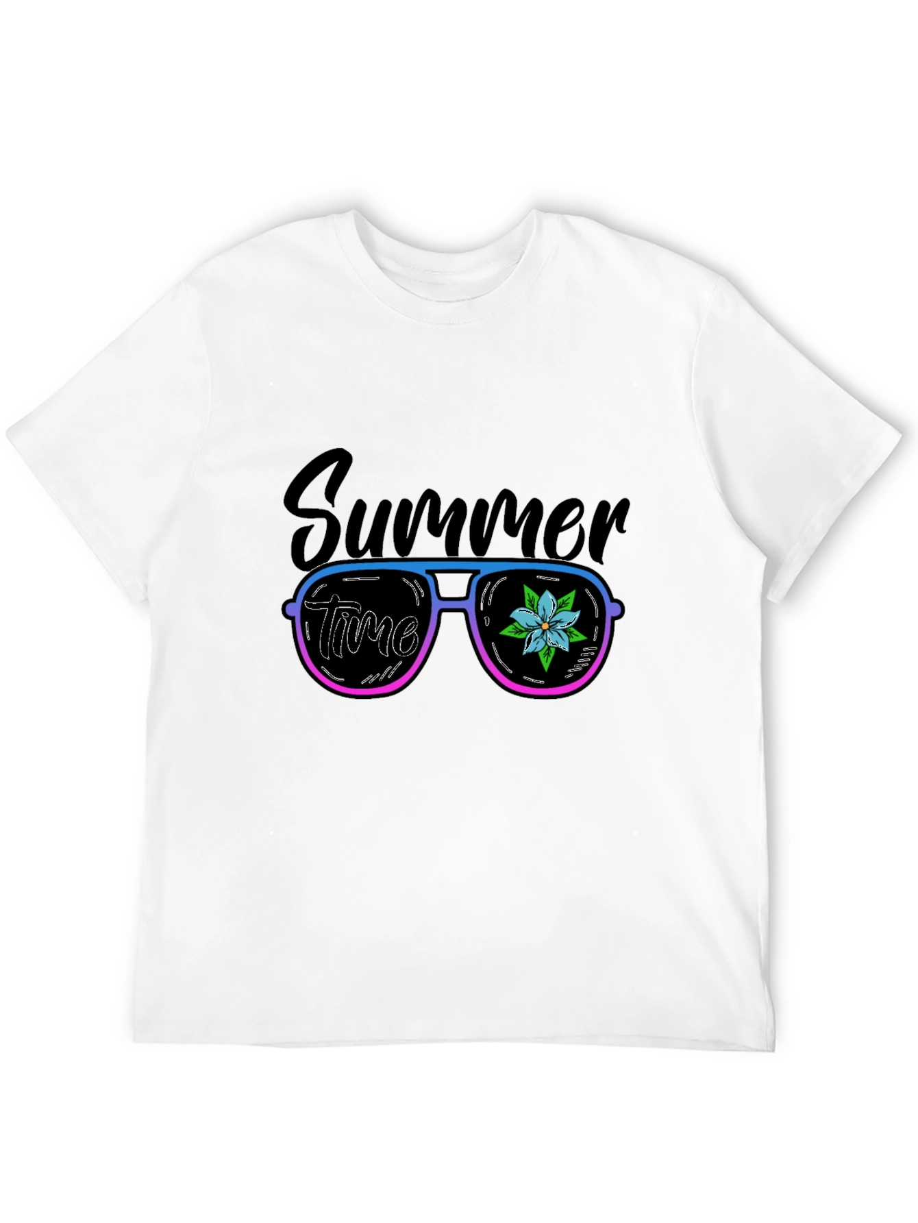 Summer Time Sunglasses Graphic T-Shirt
