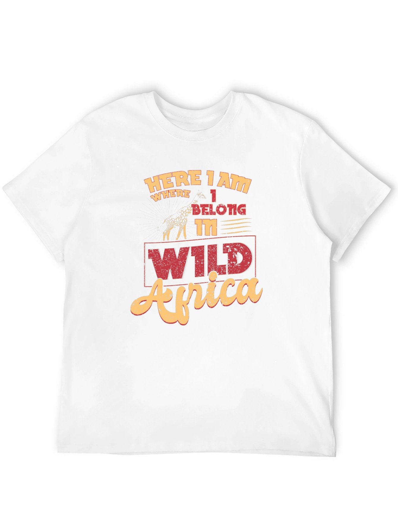 Wild Africa Mens Graphic Tee
