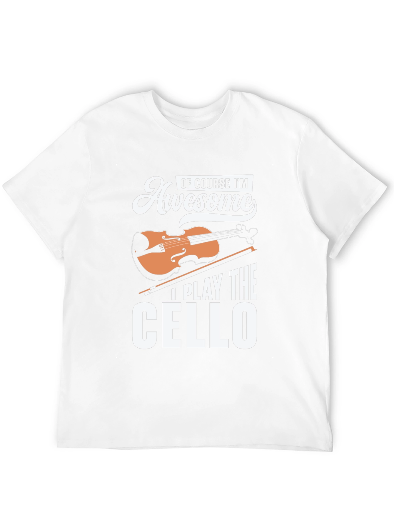 Awesome Cello Player Graphic T-Shirt