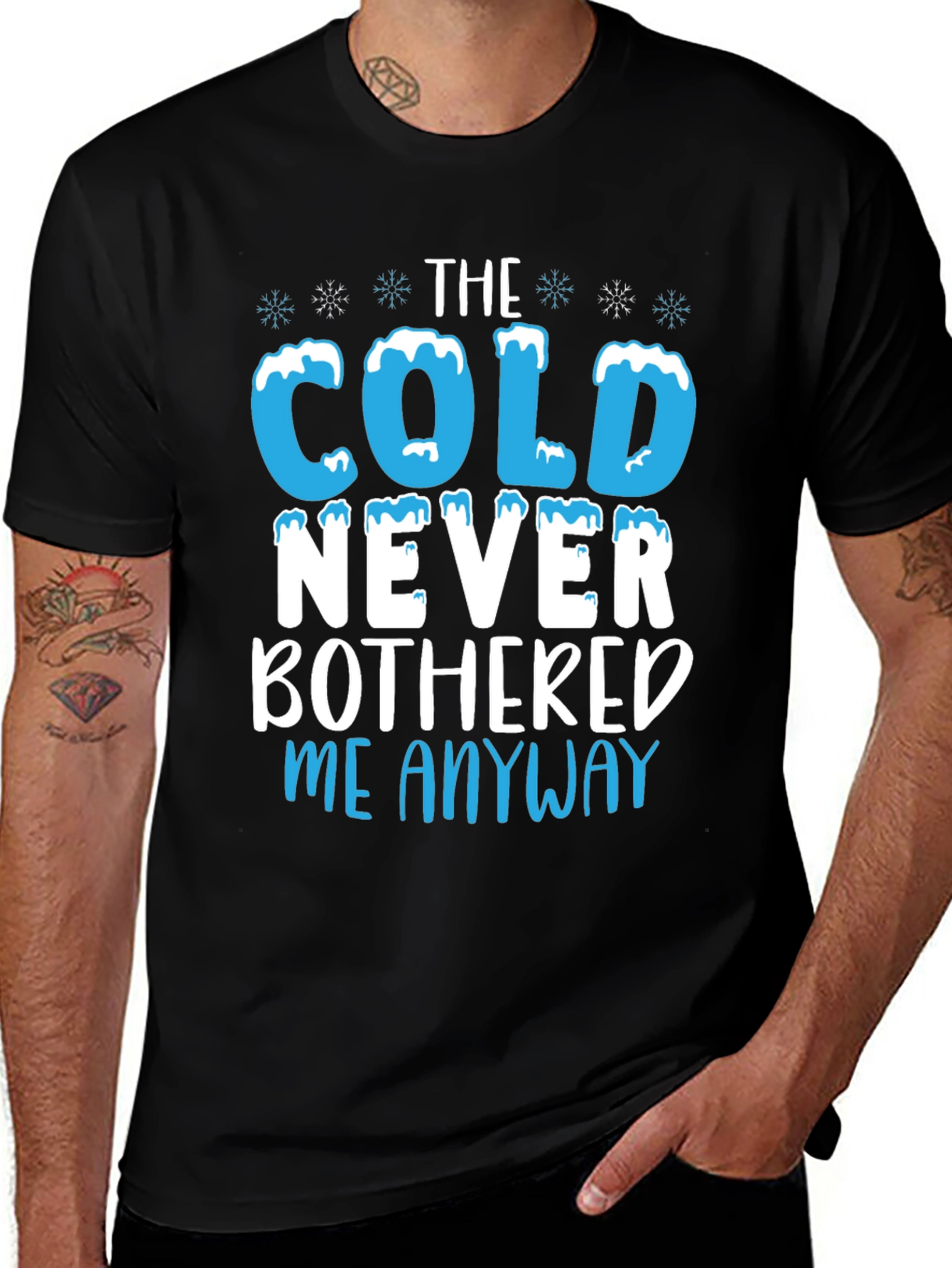 The Cold Never Bothered Me Anyway Graphic Tee