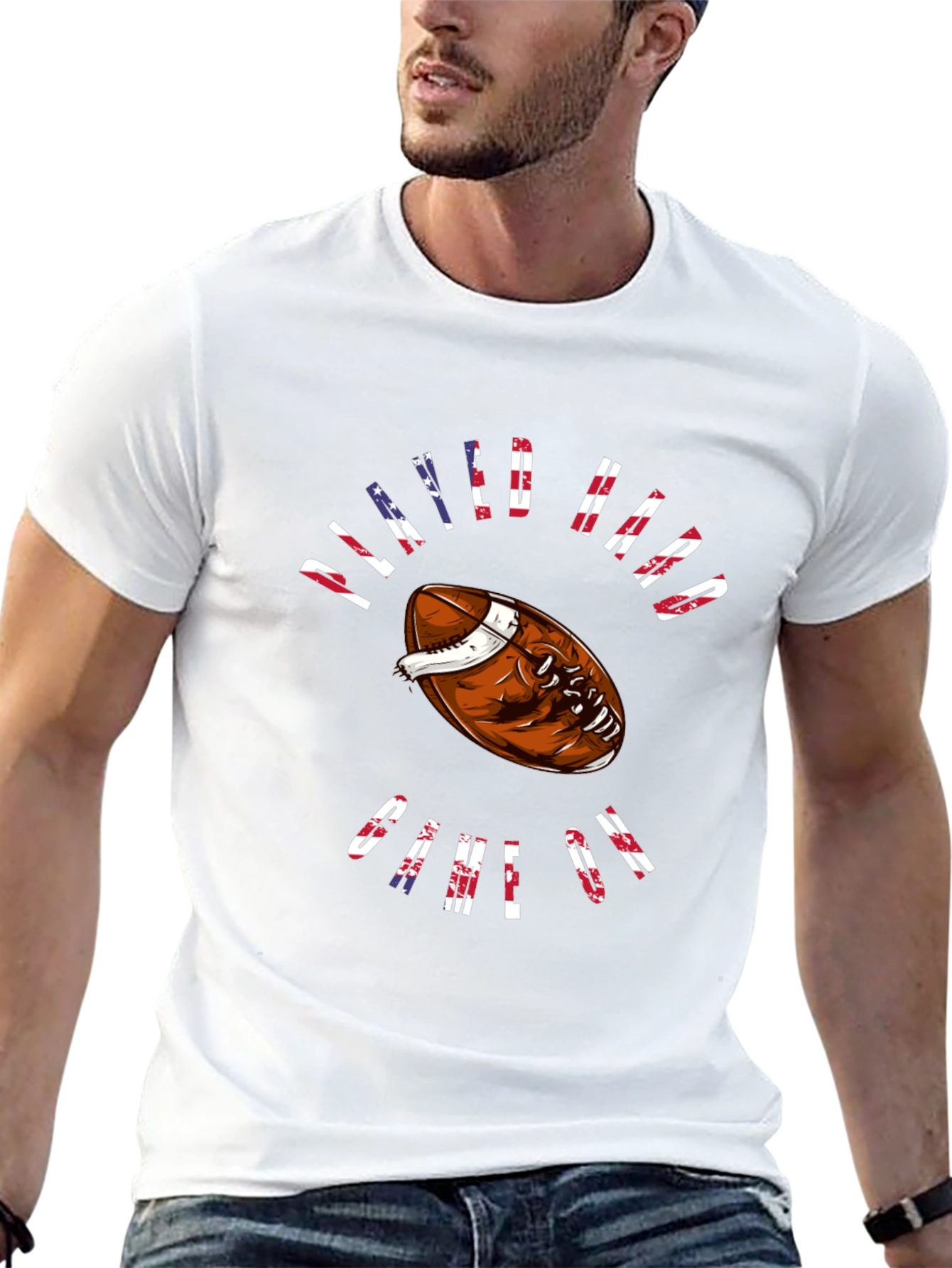 American Football Patriotic T-Shirt