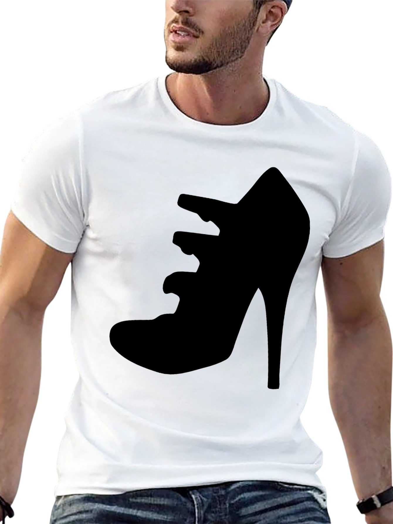 Black Shoe Graphic T-Shirt