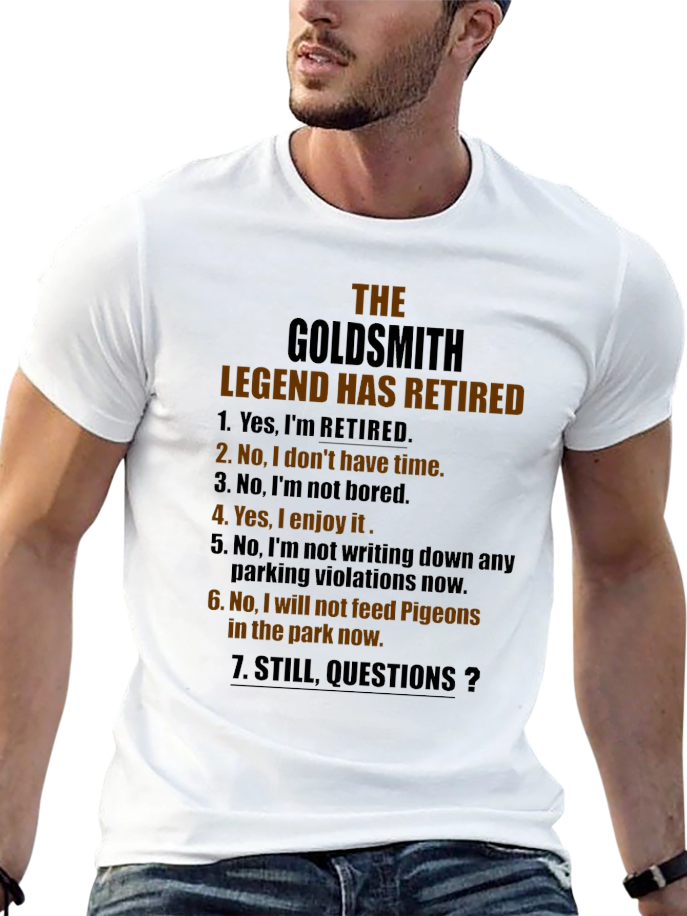 The Goldsmith Legend Retired Black T-Shirt
