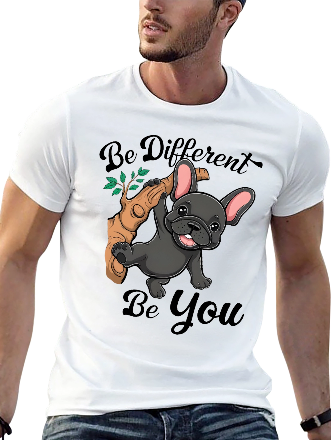 Be Different Be You Bulldog T-Shirt