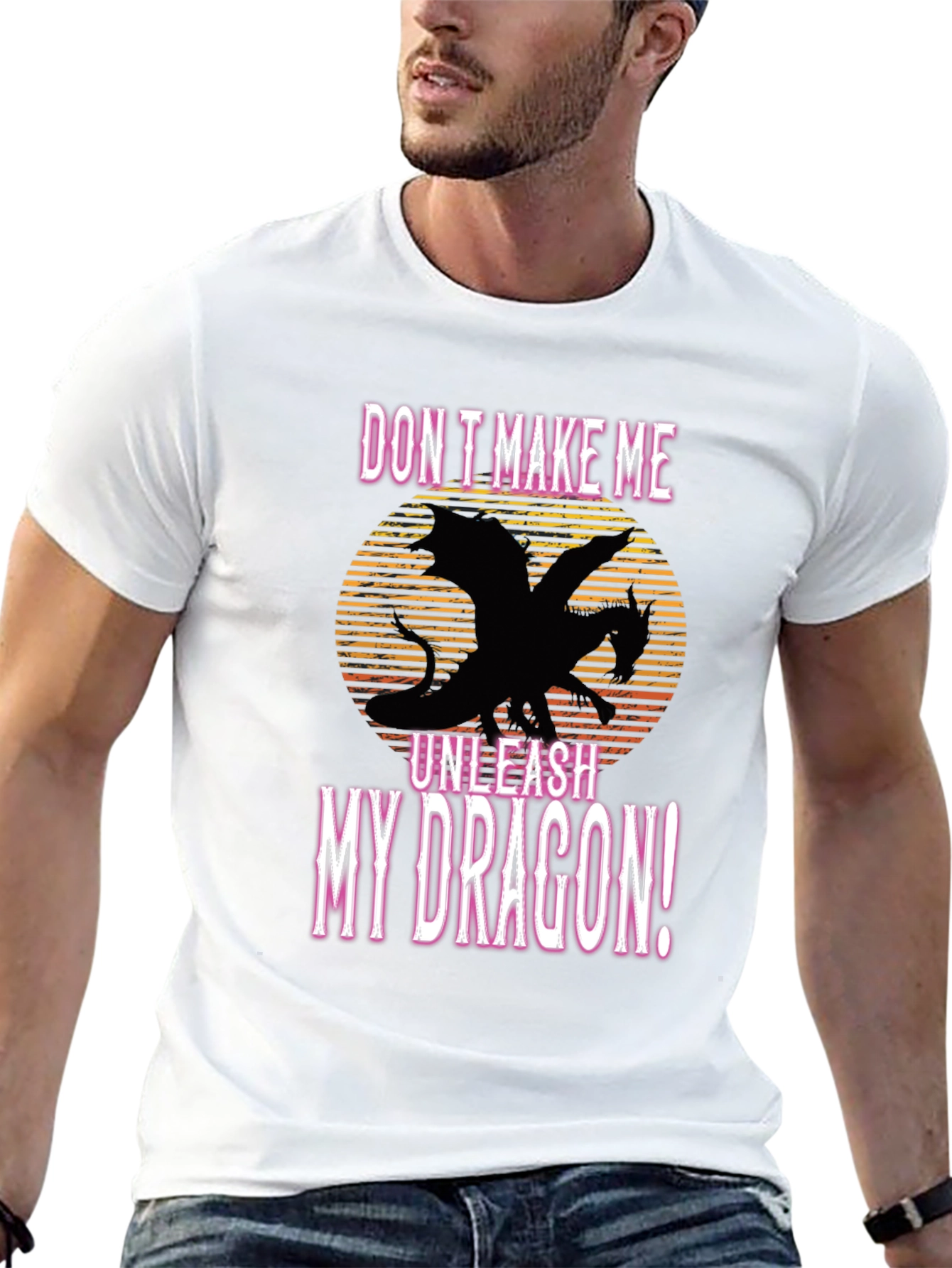 Unleash My Dragon Black Graphic Tee