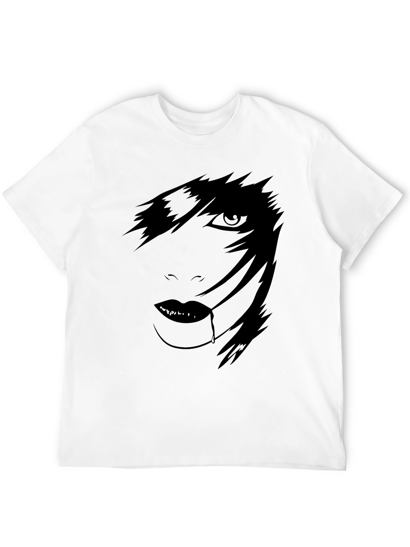 Abstract Woman Graphic Tee - Modern Style