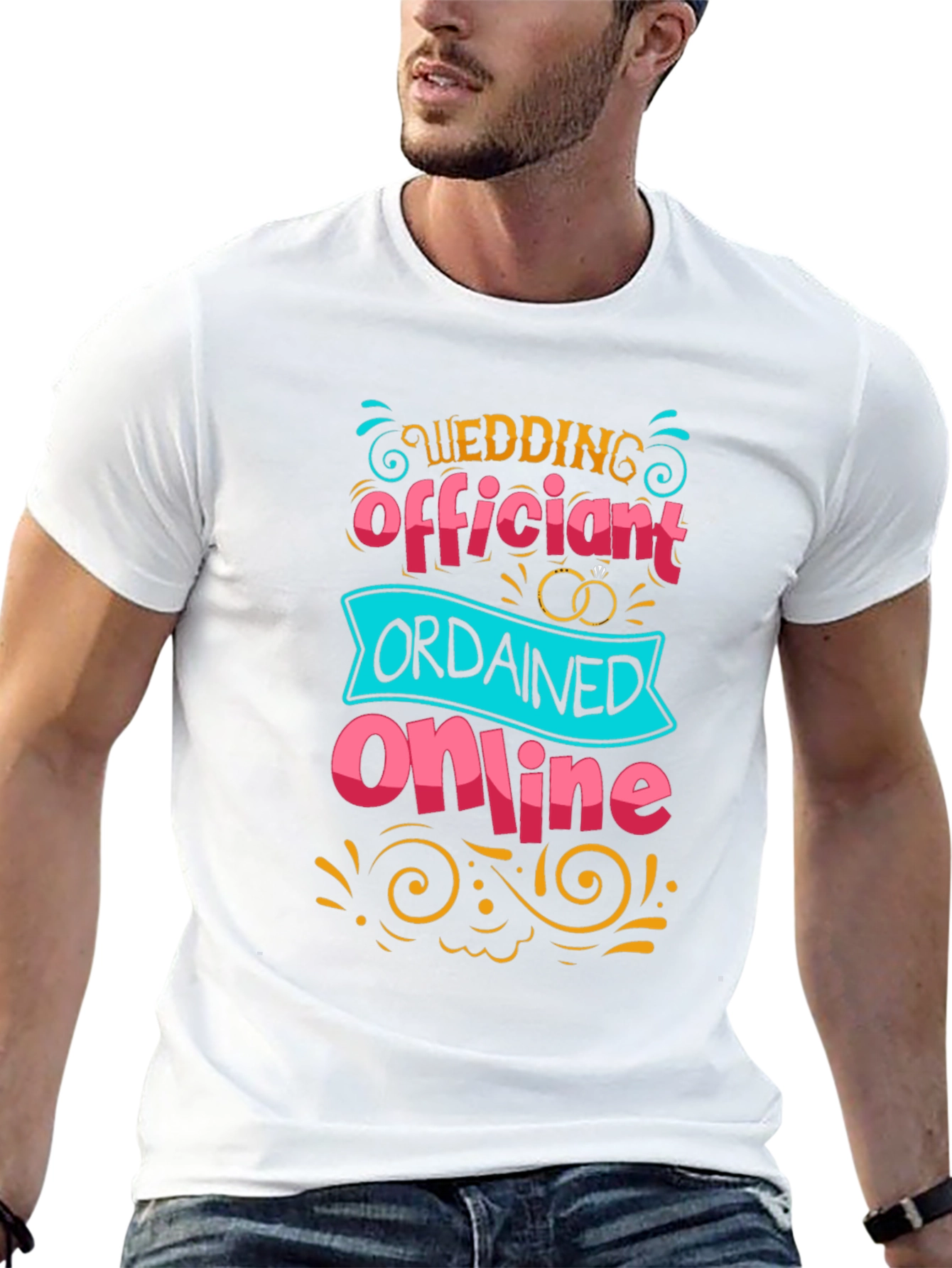 Wedding Officiant Ordained Online T-Shirt