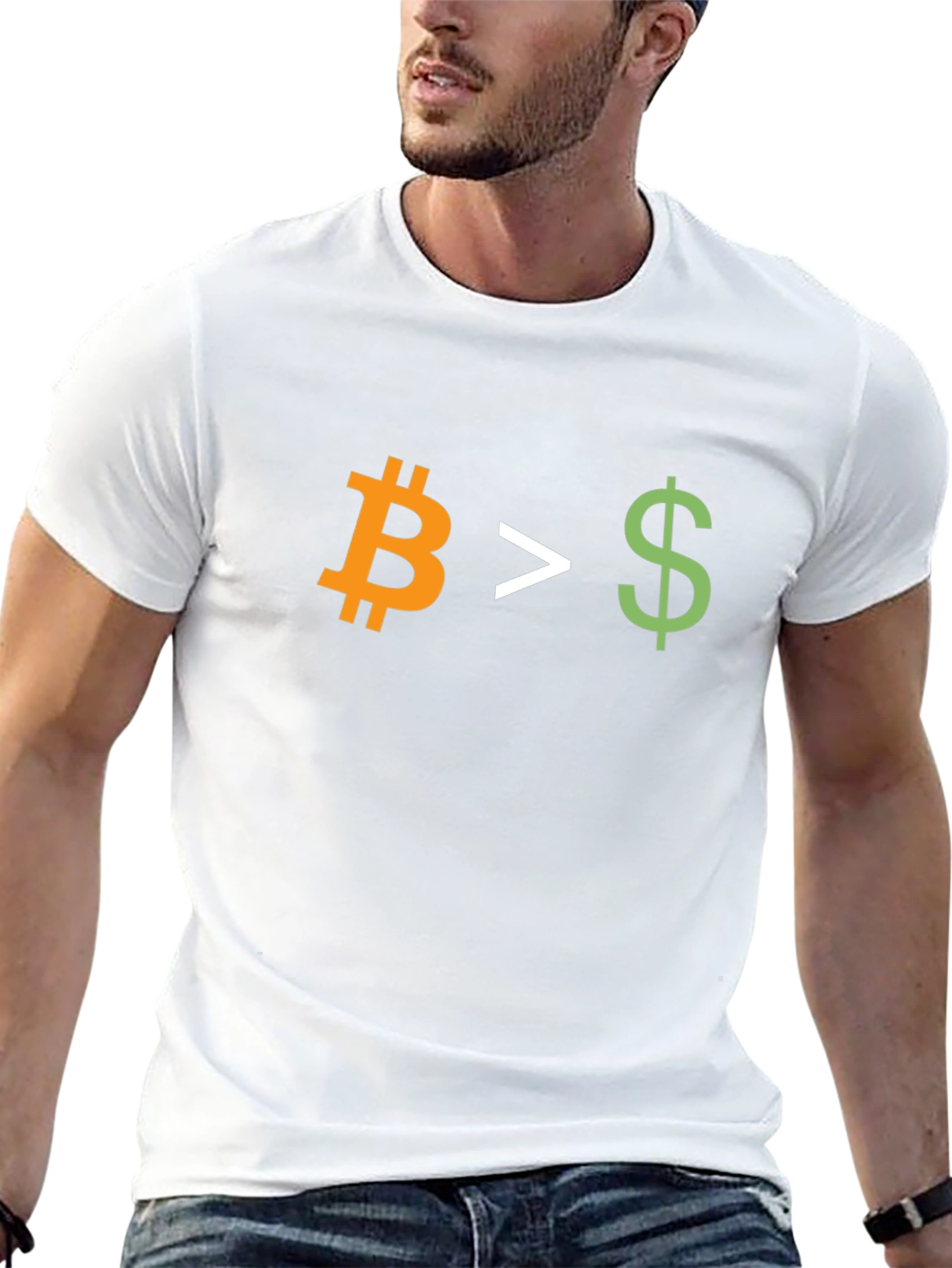 Bitcoin > Dollar Graphic Tee - Crypto Currency T-Shirt