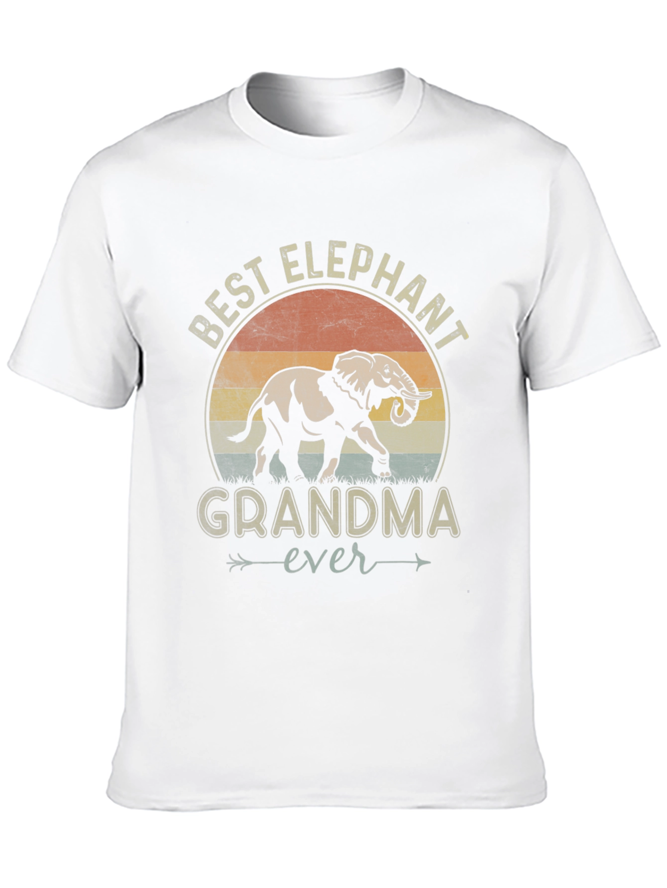 Best Elephant Grandma Ever Graphic Tee