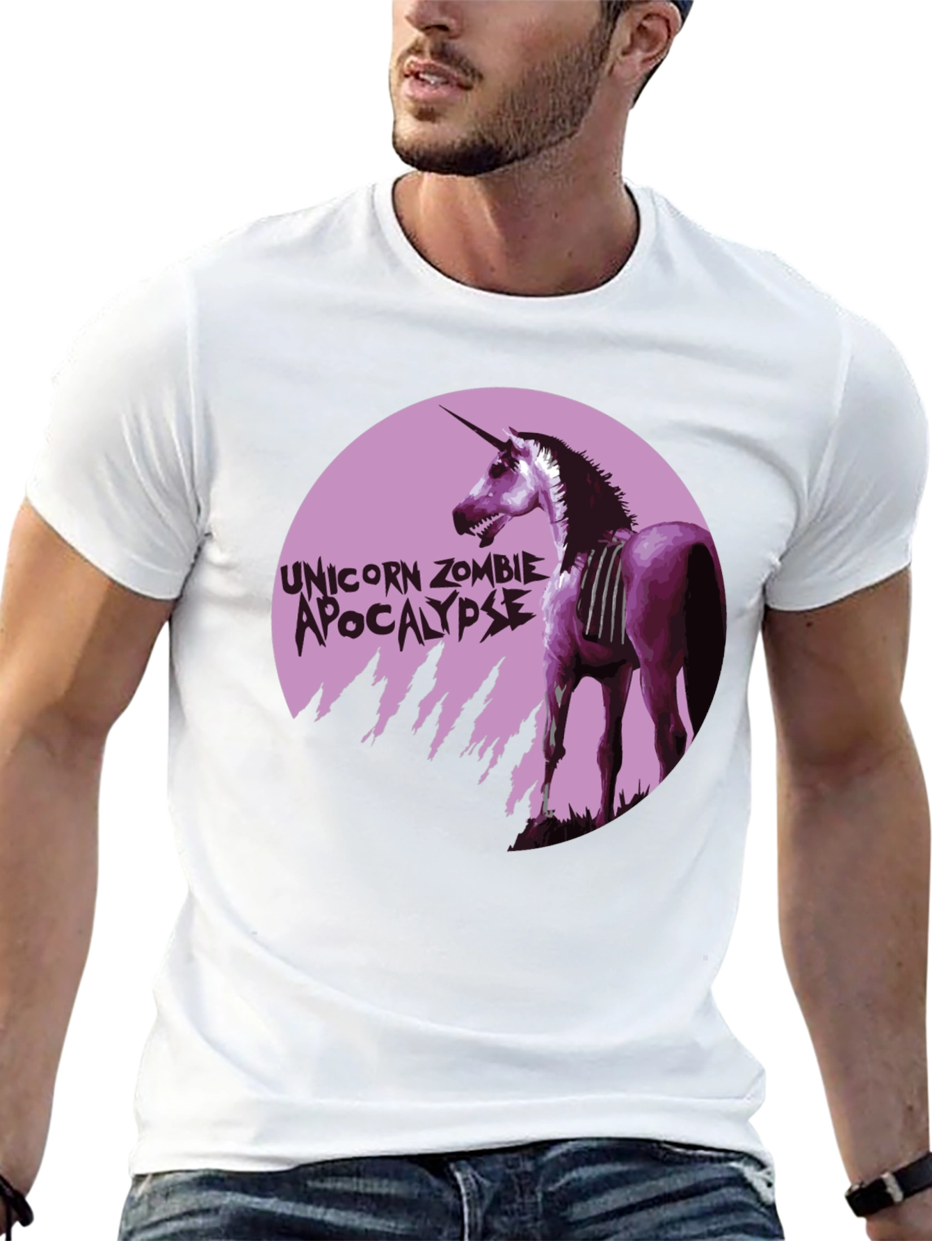 Unicorn Zombie Apocalypse Graphic T-Shirt
