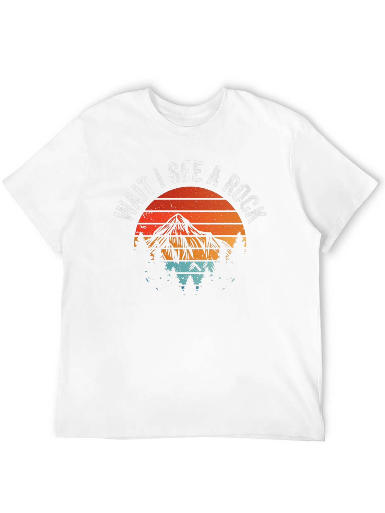 Wait I See A Rock Graphic Tee