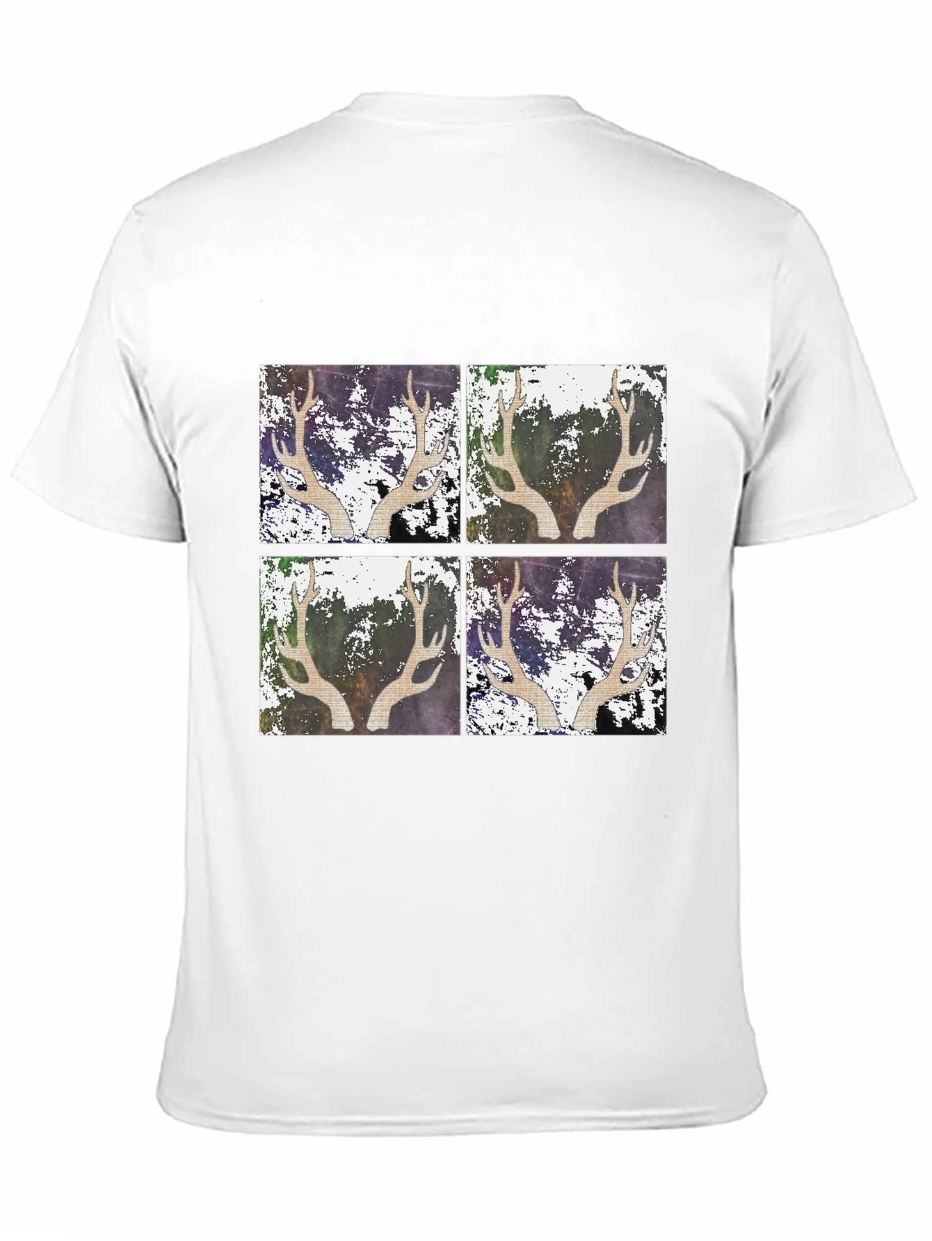Antler Art Black T-Shirt