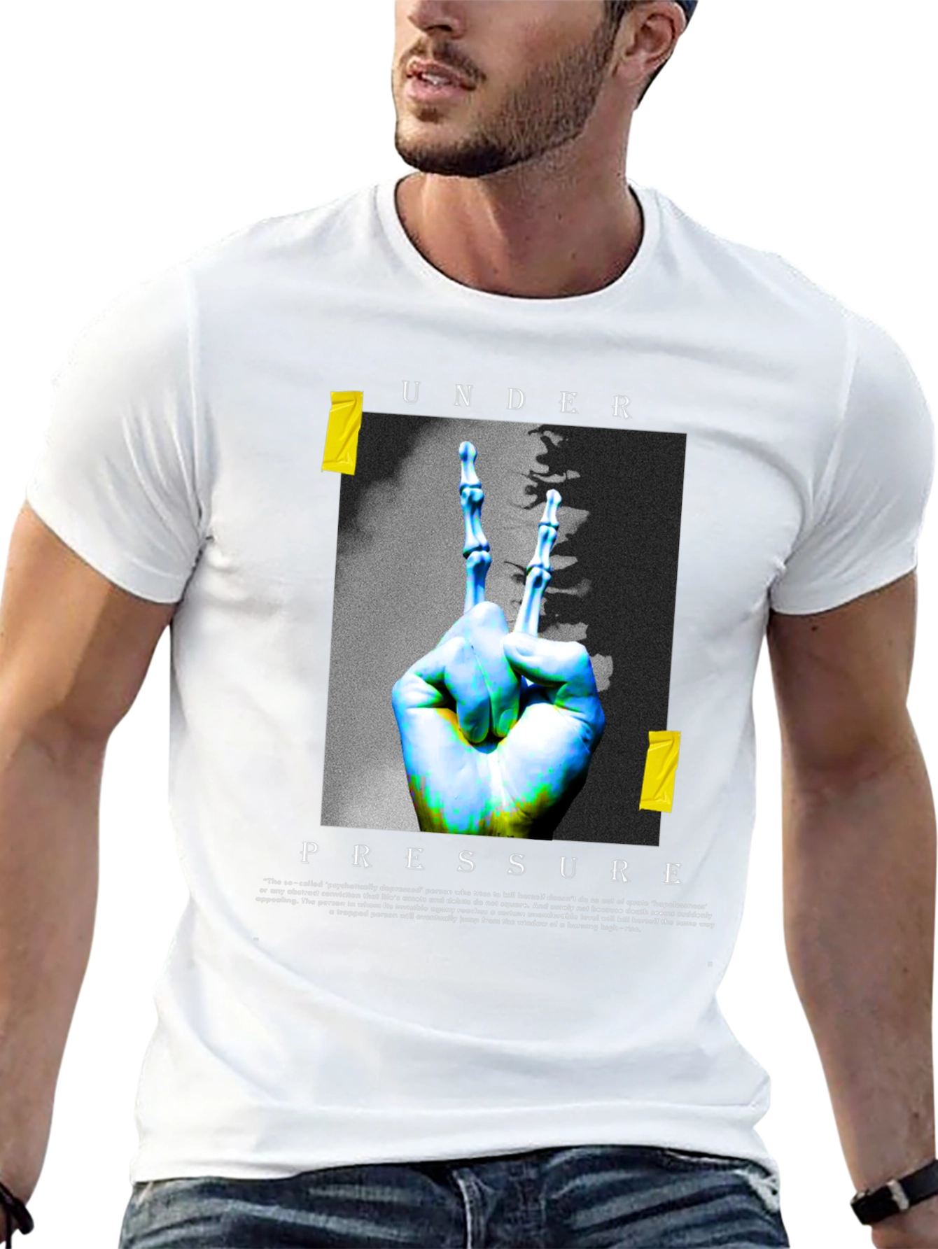 Under Pressure Graphic T-Shirt - Black