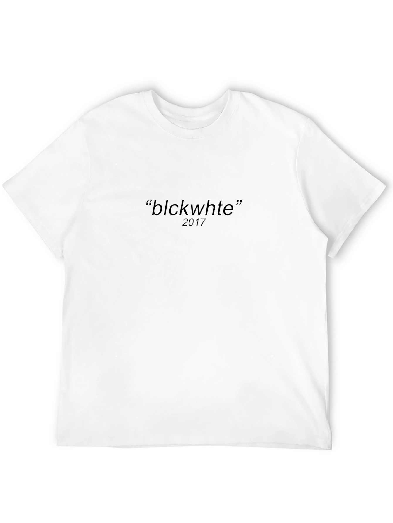 Black Blckwhte 2017 Graphic Tee