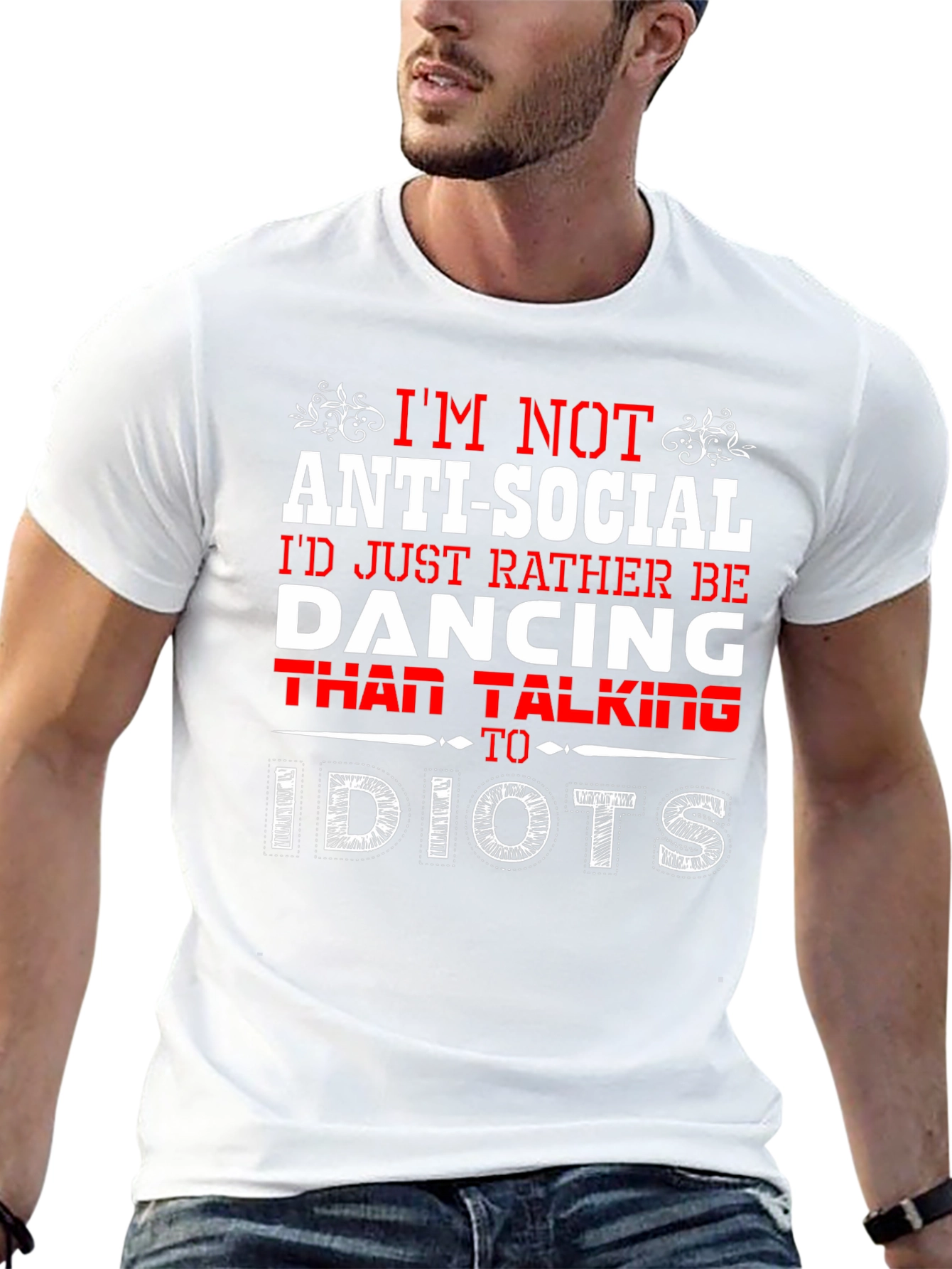 Anti-Social Dancing T-Shirt - Rather Be Dancing