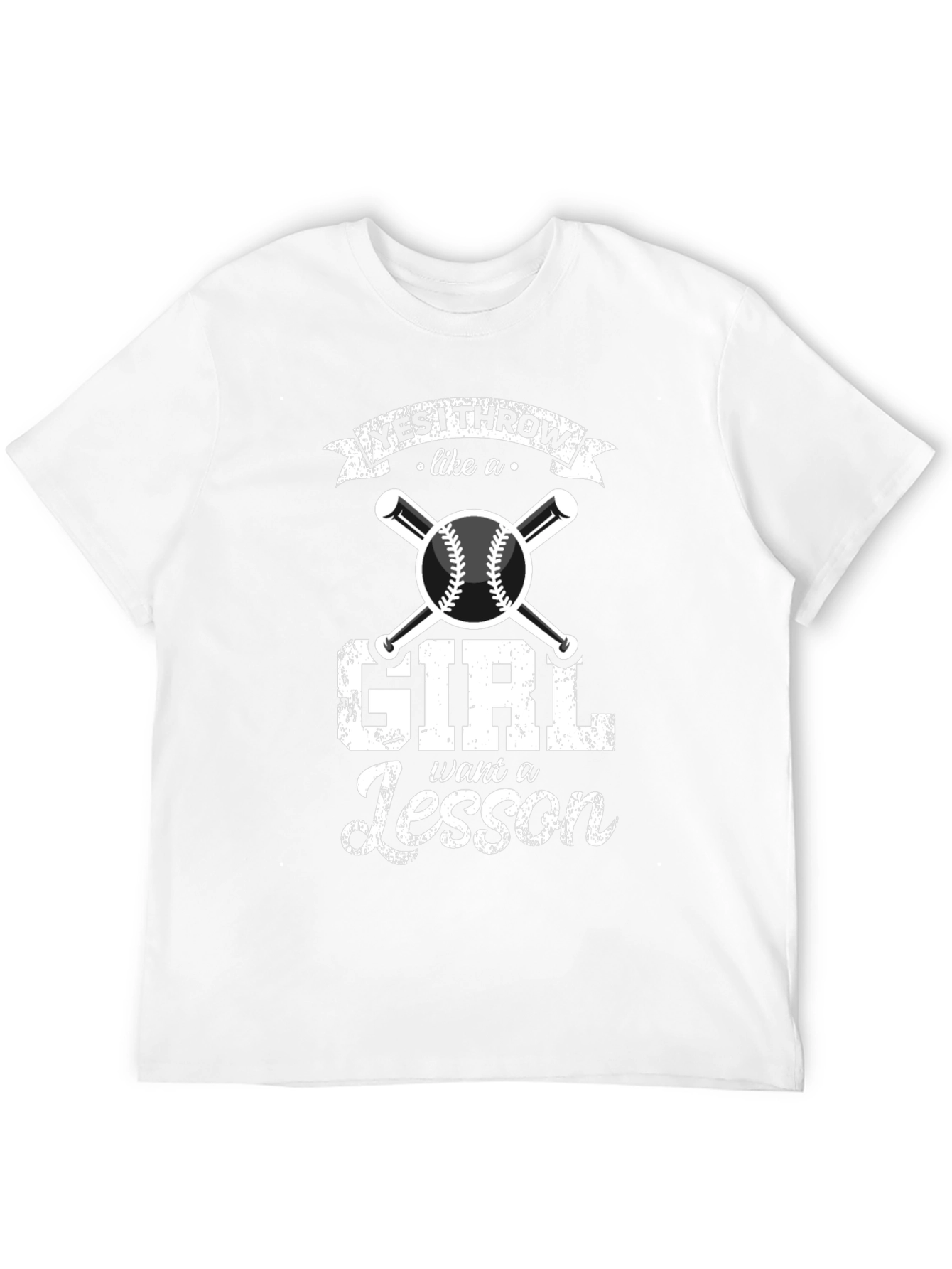 Yes I Throw Like a Girl Baseball T-Shirt