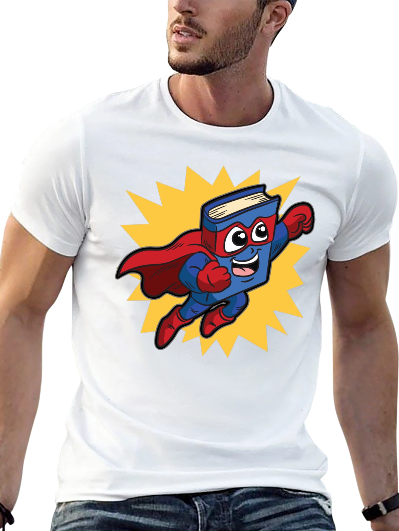 Superhero Book T-Shirt - Read All About It!