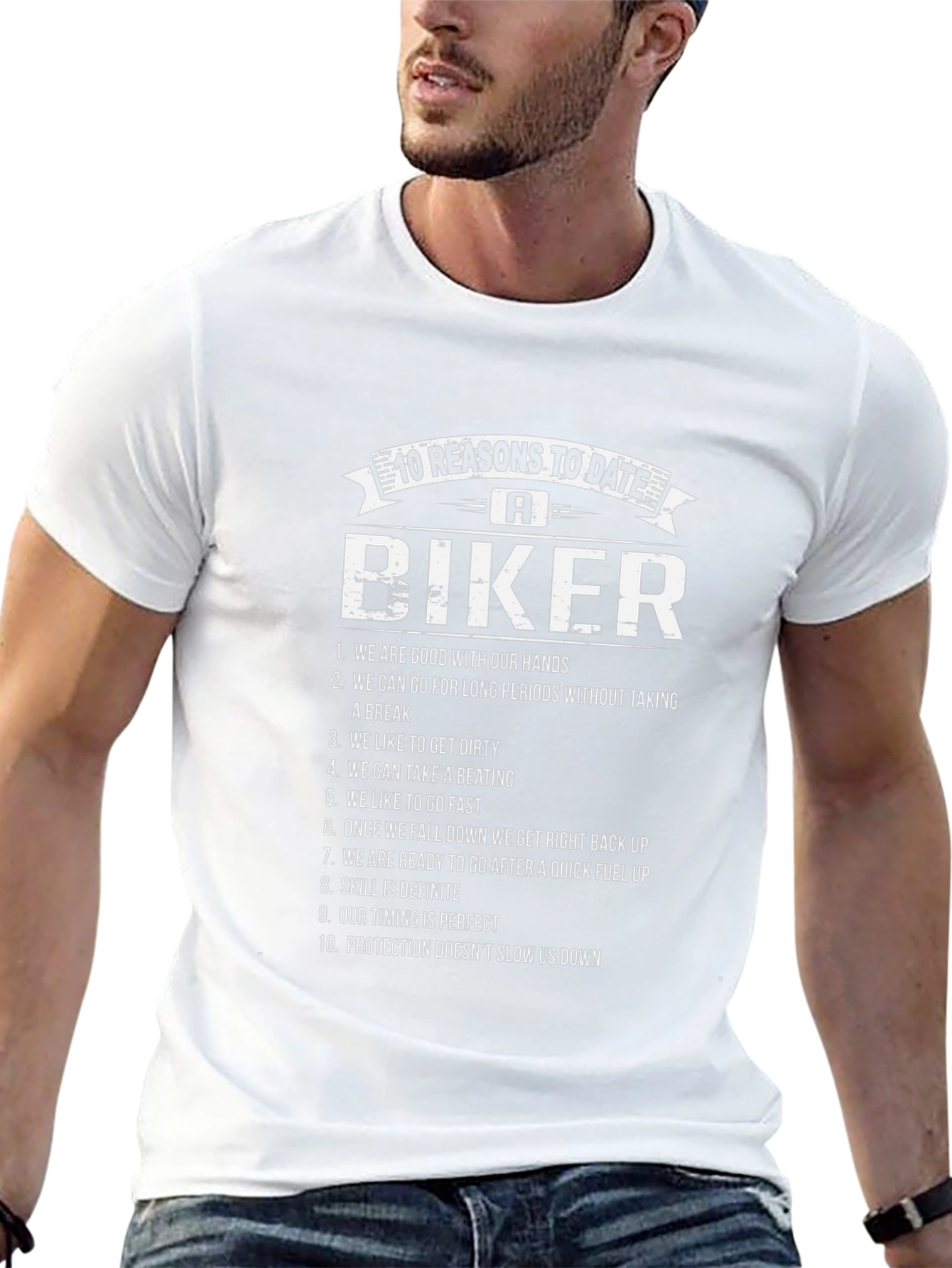 10 Reasons to Date a Biker T-Shirt