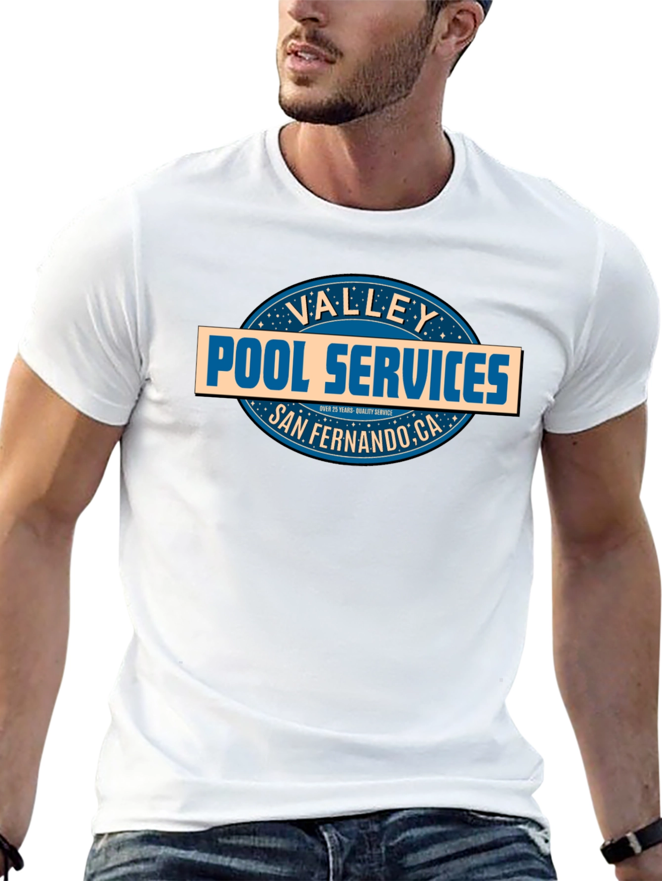 Valley Pool Services T-Shirt - San Fernando CA