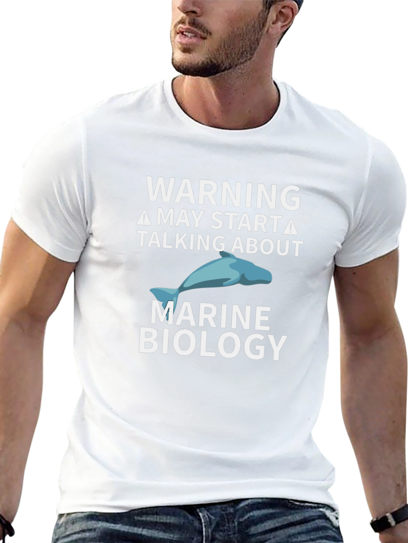 Warning Marine Biology T-Shirt