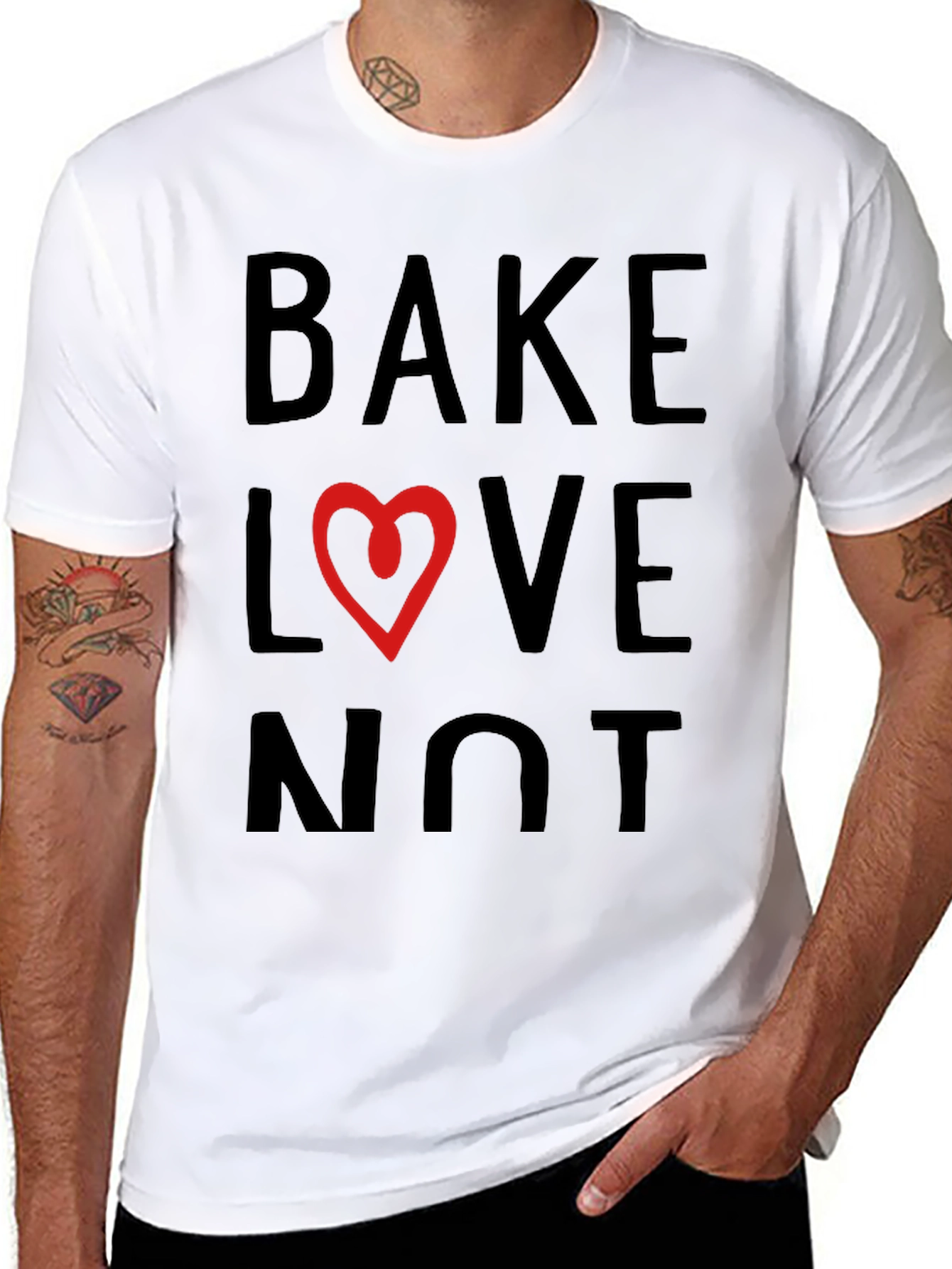 Bake Love Not T-Shirt