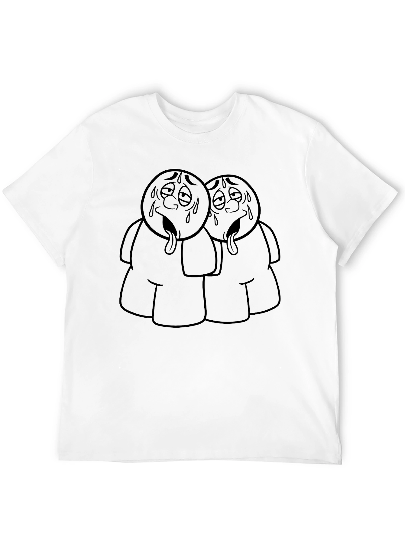 Sweaty Dude Black Graphic T-Shirt