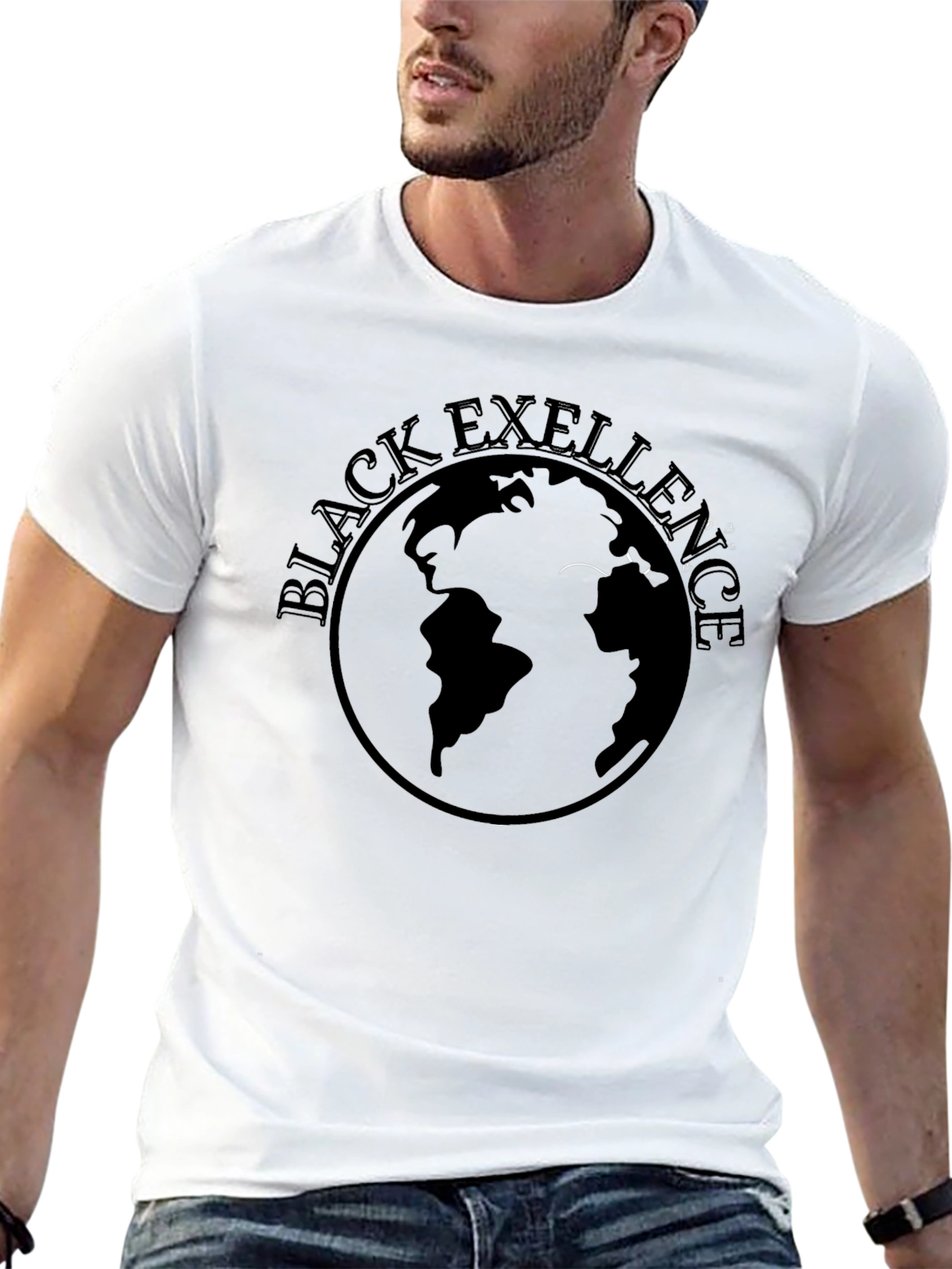 Black Excellence Earth Graphic Tee
