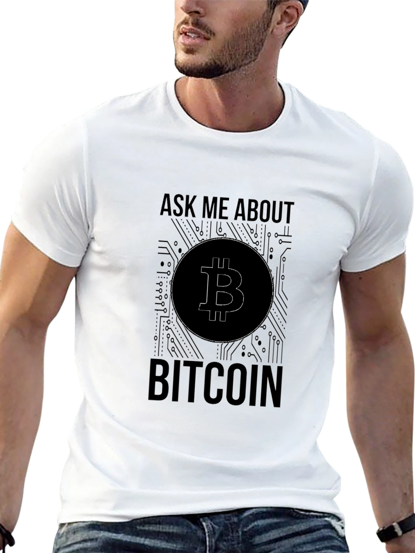 Bitcoin Ask Me About Crypto T-Shirt