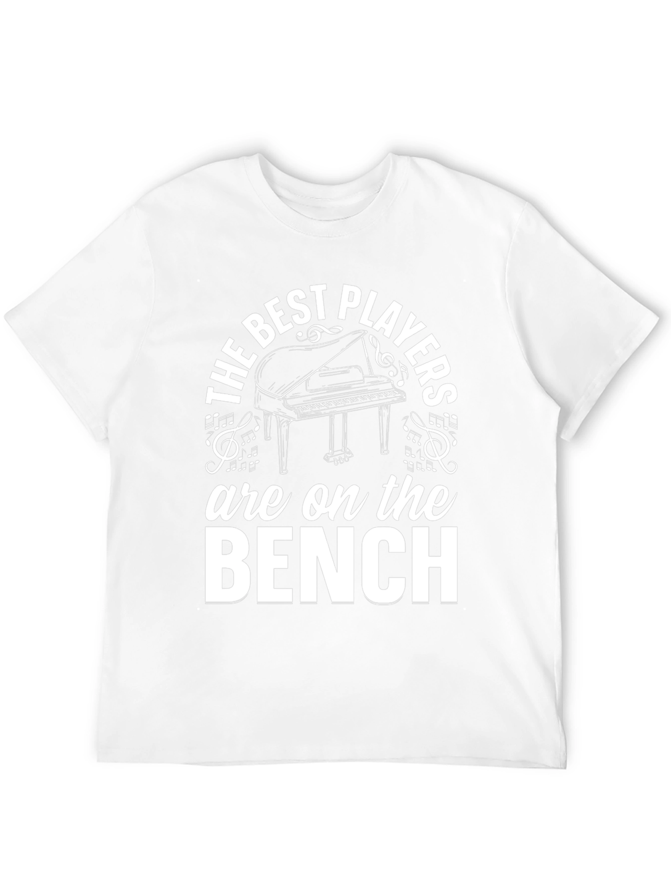 The Best Players Piano Graphic Tee