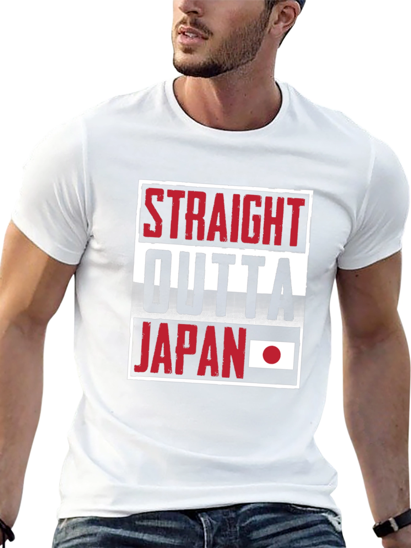 Straight Outta Japan Black T-Shirt