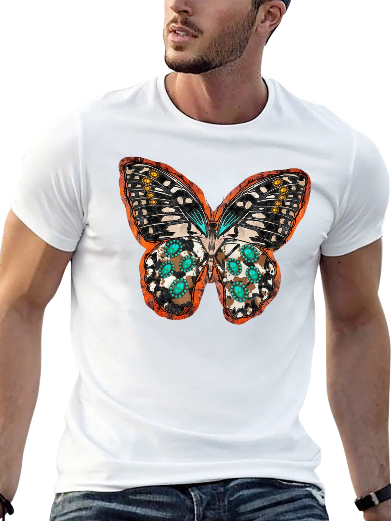 Western Butterfly Graphic Tee