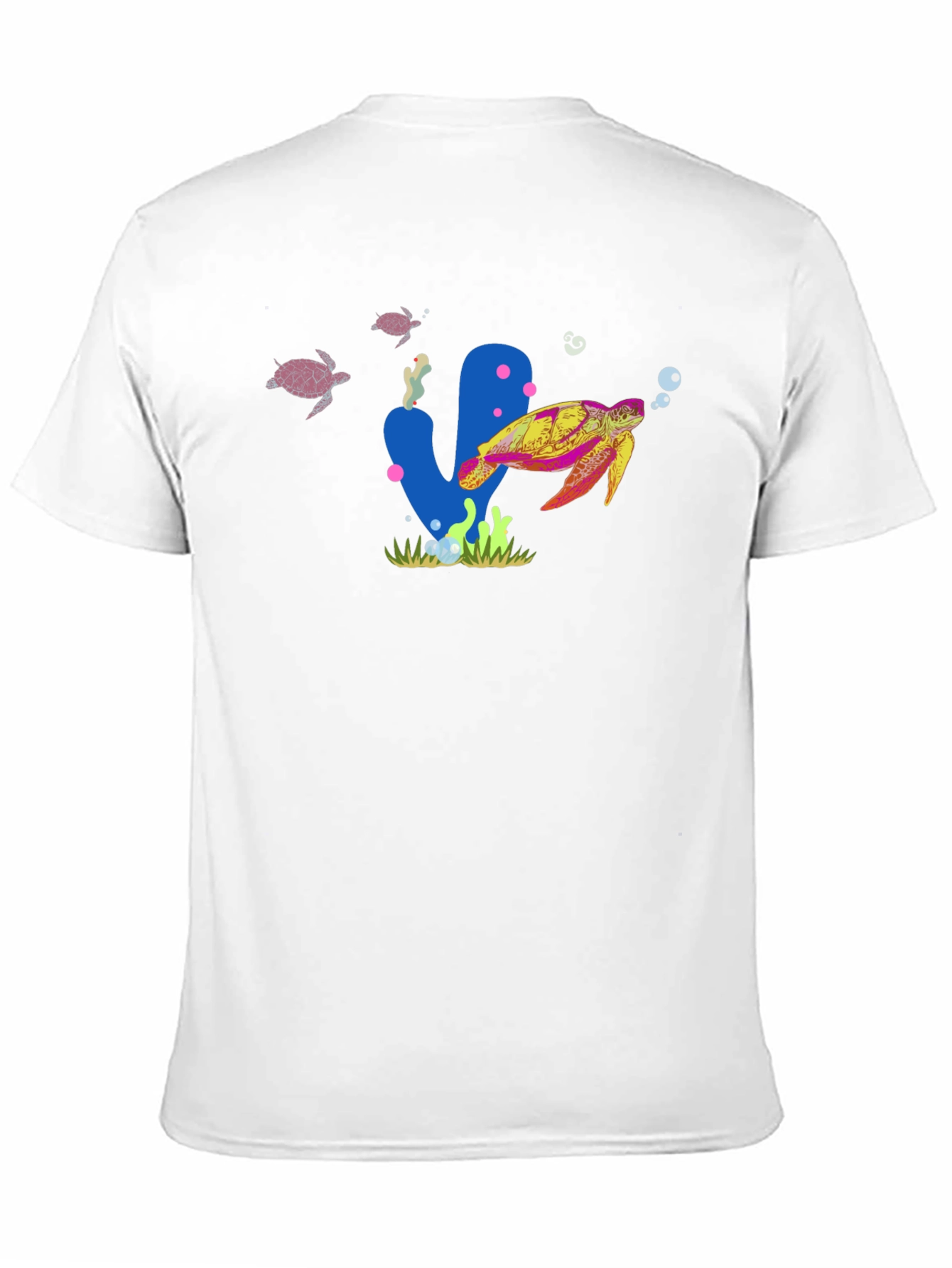Turtle Reef Graphic Tee - Black