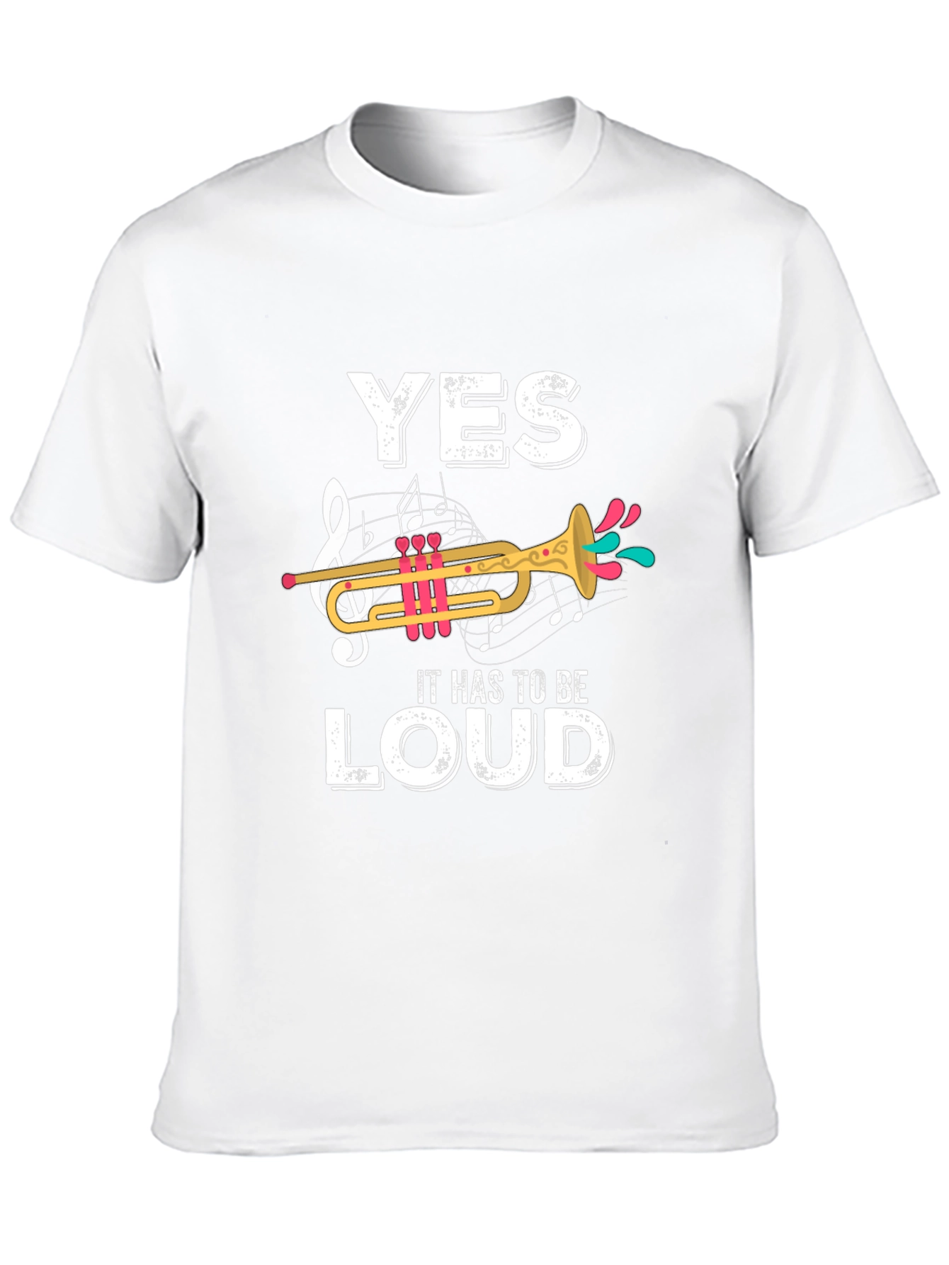 Yes Loud Trumpet Graphic T-Shirt