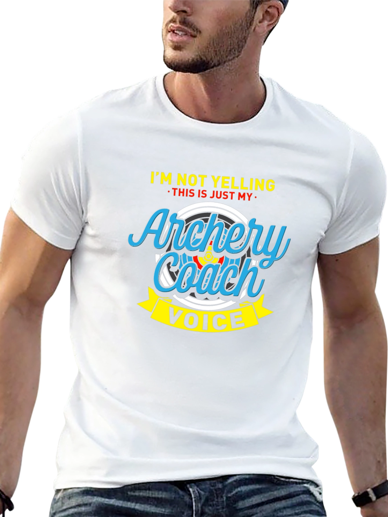 Archery Coach Voice T-Shirt Funny Gift for Archers