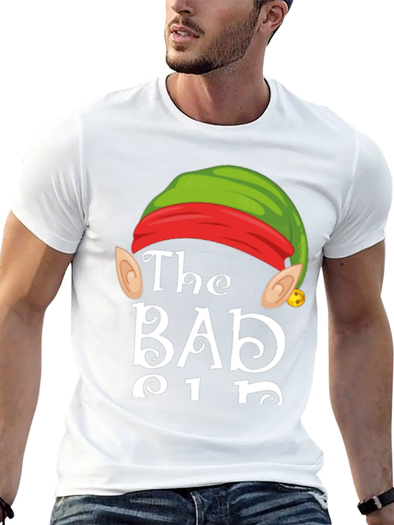 The Bad Elf T-Shirt Funny Christmas Tee
