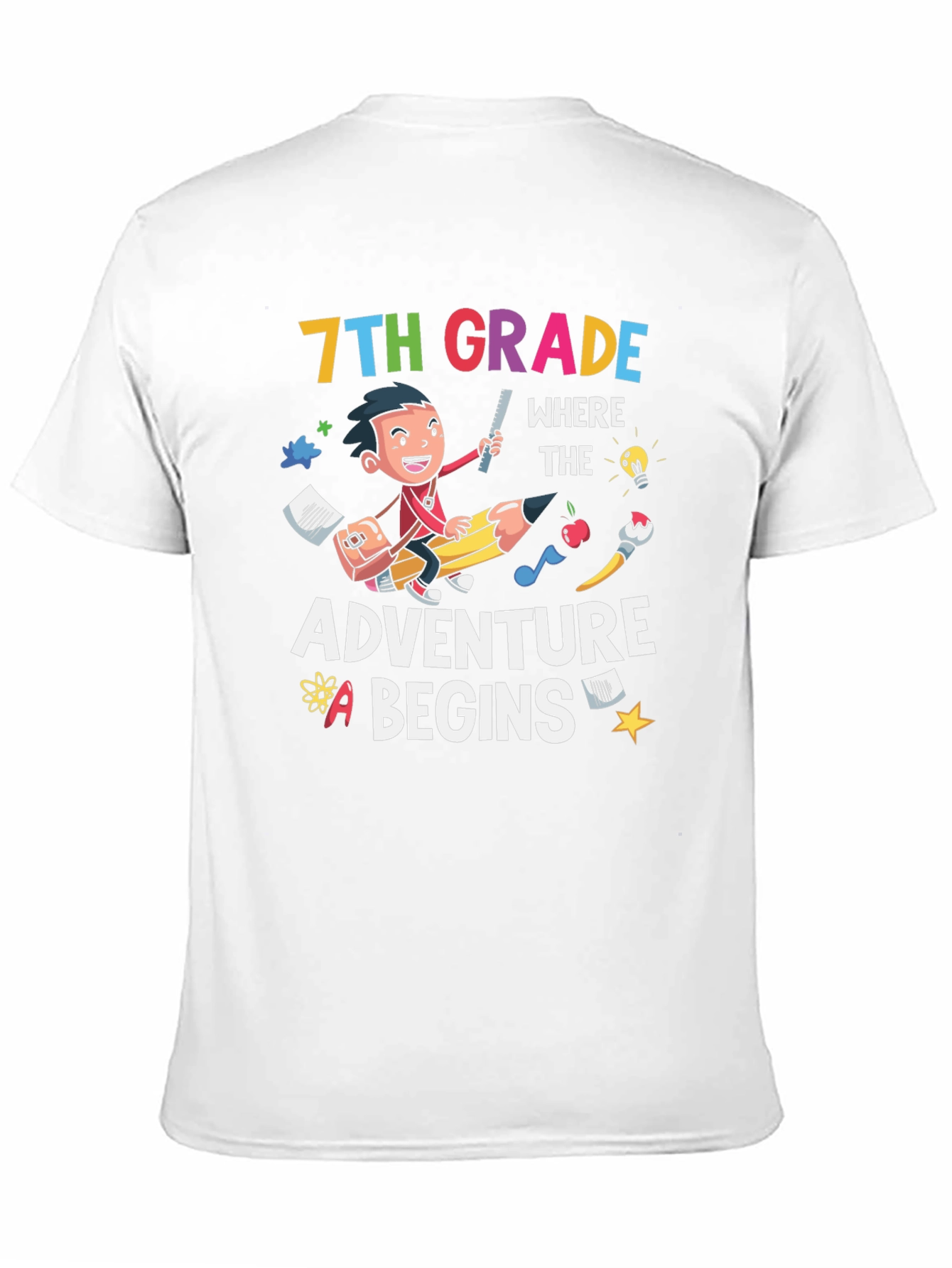 7th Grade Adventure Begins T-Shirt
