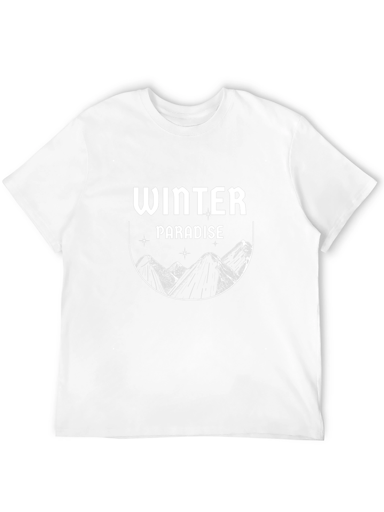Winter Paradise Graphic Tee - Stylish Comfort