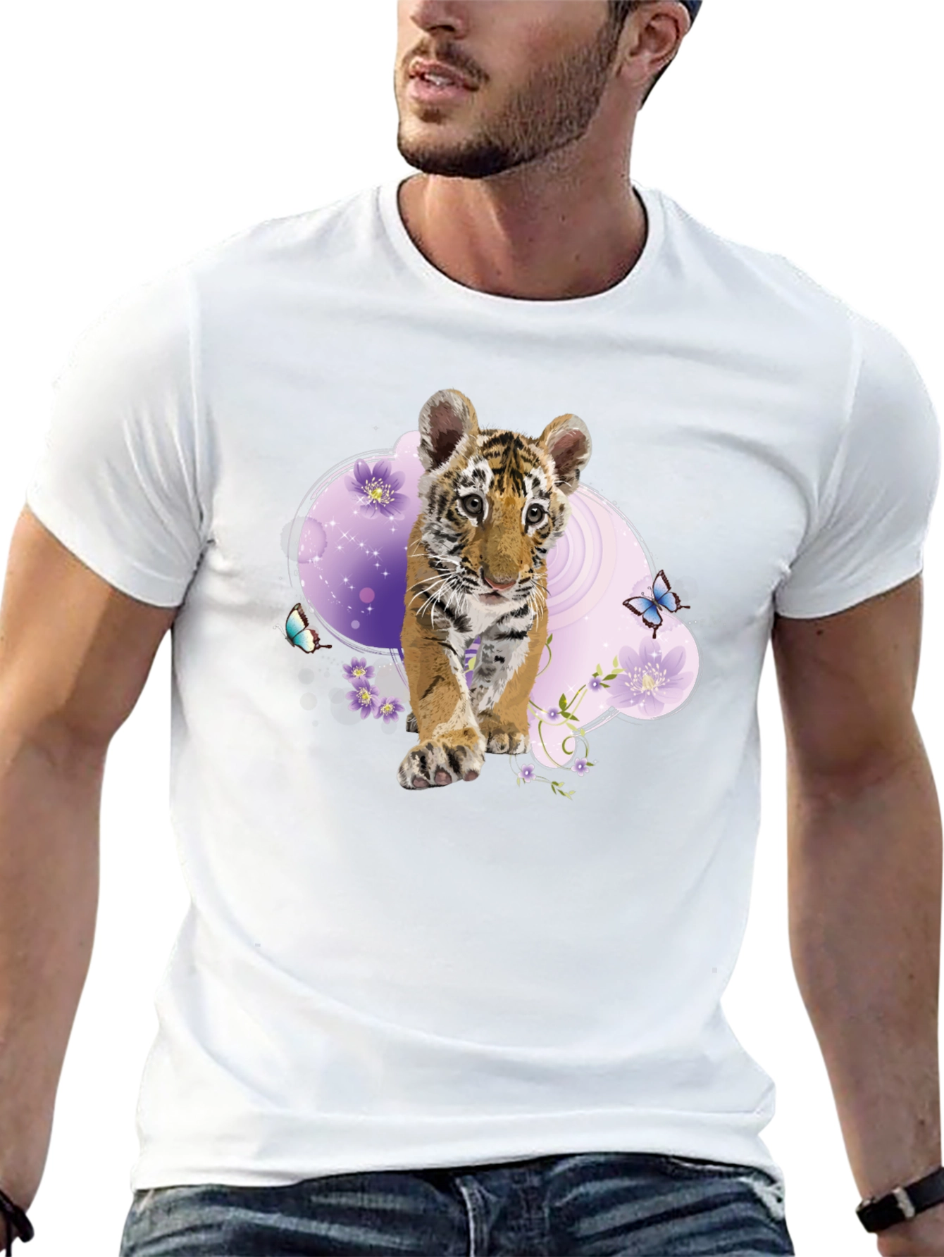 Tiger Cub Graphic Tee - Soft Cotton Blend