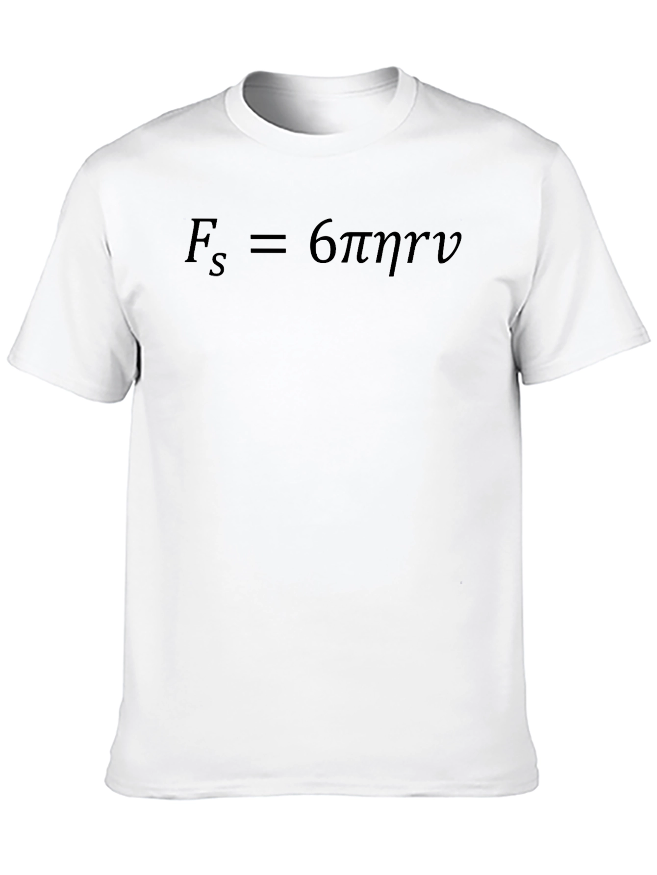Stokes Law Equation Black T-Shirt