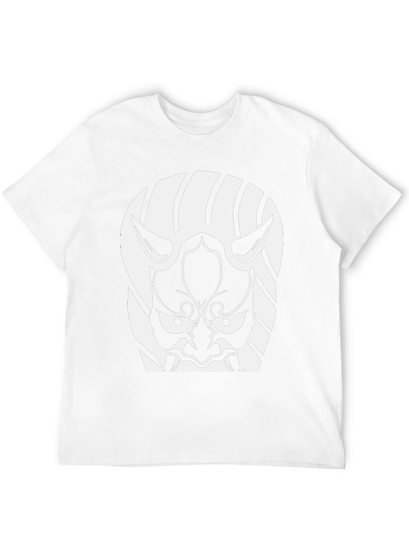 Black Oni Mask T-Shirt - Japanese Demon Graphic Tee